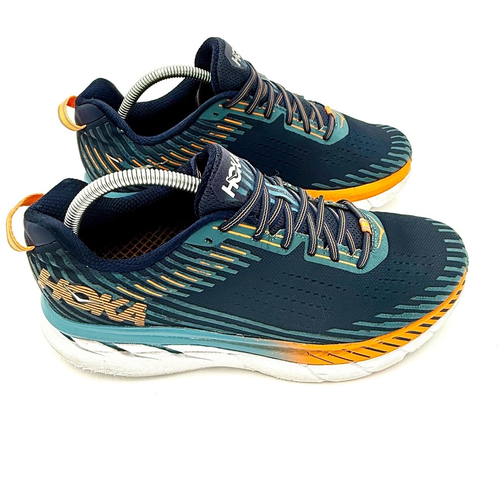 Hoka One One Navy and Orange Running‎ Shoes